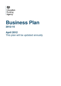 dfe business plan 2012